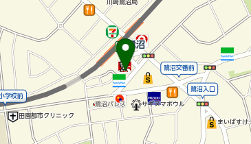 くまざわ書店 さぎ沼店の地図画像