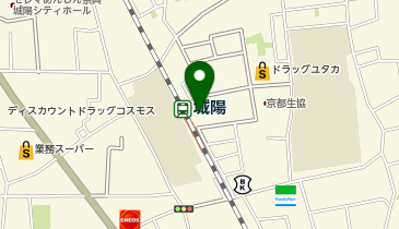 パソコン教室ふうせん 城陽市寺田校の地図画像