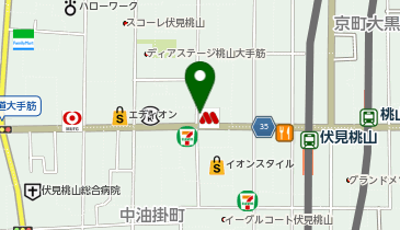 ベビーパーク伏見教室の地図画像