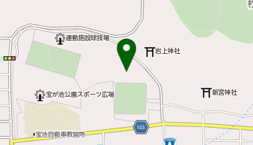 京都市こども体育館の地図画像