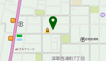 花企画フローラ 深草本店の地図画像