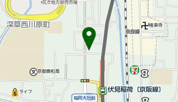 花精商店の地図画像