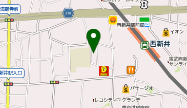 Oasis(オアシス)西新井の地図画像