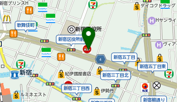 VAICE(ヴァイス) 新宿店の地図画像