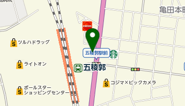 KOMAGATAKE MILK(コマガタケ ミルク) 五稜郭駅前店の地図画像