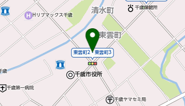千歳市水道局の地図画像