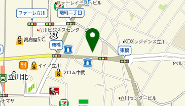 OneSelF(ワンセルフ)立川の地図画像