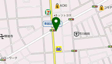 毎日サウナ 越谷店の地図画像