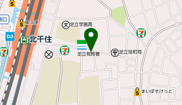 Sanire(サニーレ) 北千住店の地図画像