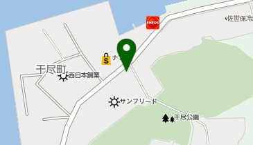 させぼ海町キッチンの地図画像
