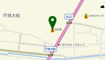 DCM芥見店の地図画像