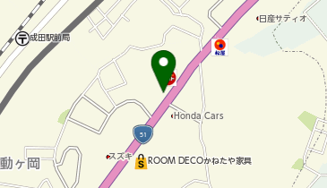 成美学園 成田校の地図画像