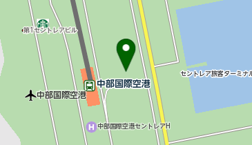 中部国際空港セントレア第1ターミナル 団体バスのりば(乗車場)の地図画像