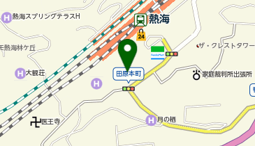 おかき処寺子屋本舗 熱海店の地図画像