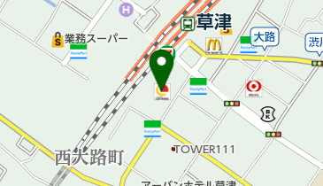 阪急OASIS(阪急オアシス) 草津店の地図画像