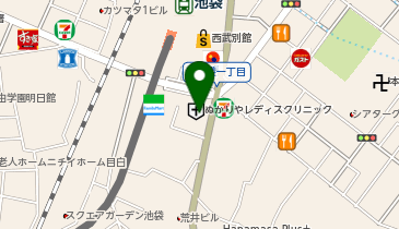 フルーツカフェ 池袋果実の地図画像