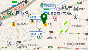 cafe Granche(カフェ グランシェ) 大丸神戸店の地図画像