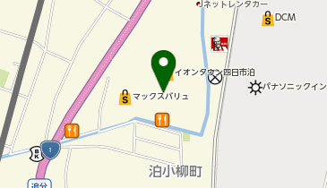 つるまる イオンタウン四日市泊店の地図画像