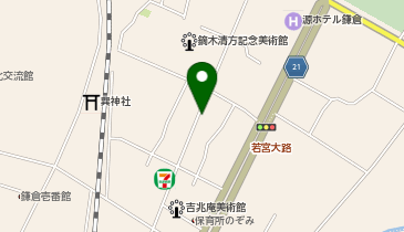 鎌倉着物レンタル 和楽の地図画像