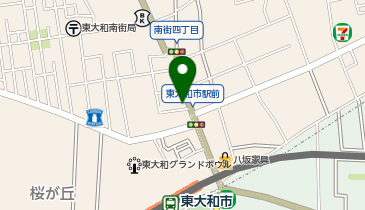 メナードフェイシャルサロン 東大和南街の地図画像