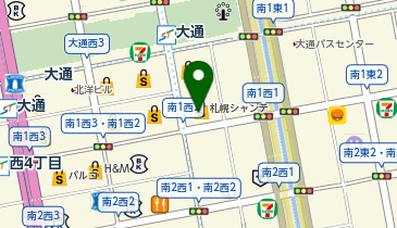 札幌シャンテの地図画像