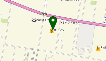 オークワ 津高茶屋店の地図画像