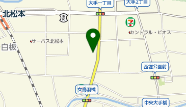カゴアミドリ 松本店の地図画像