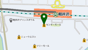 カルバンクライン 軽井沢プリンスショッピングプラザ店の地図画像