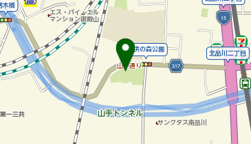 品川区児童相談所の地図画像