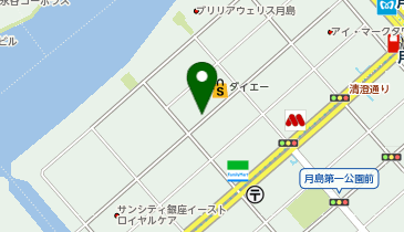 月島もんじゃ もへじ 総本店の地図画像
