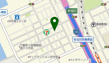 豚饅茶屋 花花の地図画像