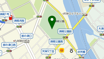 福岡市民ホールの地図画像