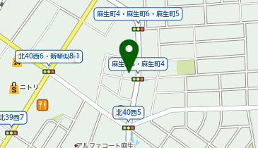 鍼灸整骨健壮院麻生の地図画像