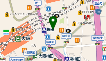 串揚げ まつい酒場の地図画像