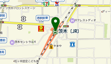 デリチュース 茨木店の地図画像