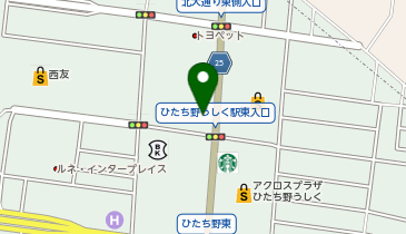 牛角食べ放題専門店 ひたち野うしく店の地図画像