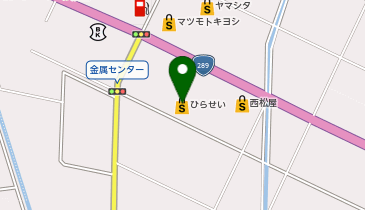 ひらせいホームセンター 燕店の地図画像