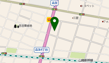 寿司・しゃぶしゃぶ ゆず庵 神戸森友店の地図画像