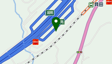 東北自動車道国見SA(サービスエリア)上り フードコートの地図画像