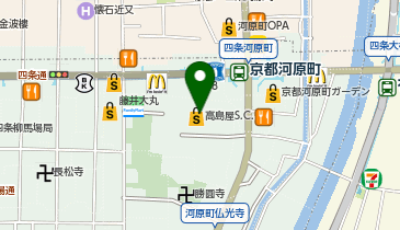 京都 肉のに志むらの地図画像