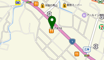 本屋さんのガシャポンのデパート TSUTAYA AVIX福知山店の地図画像