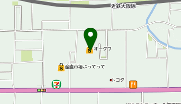 オークワ 橿原醍醐店の地図画像
