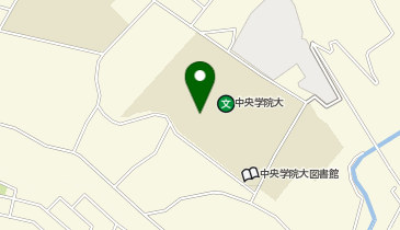 中央学院大学 30周年記念館(6号館)の地図画像