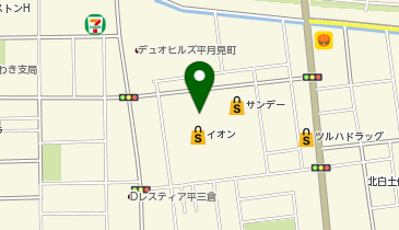 丸市屋 イオンいわき店の地図画像
