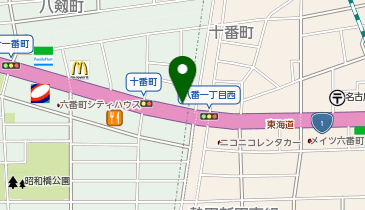 トヨタレンタリース愛知 中川店の地図画像