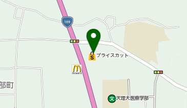 プライスカット 天理北店の地図画像