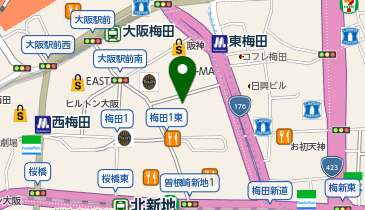 薬日本堂漢方スクール 大阪校の地図画像
