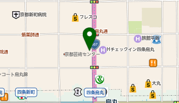 烏丸中央ビルの地図画像