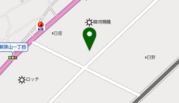 NX商事株式会社 狭山LSセンターの地図画像