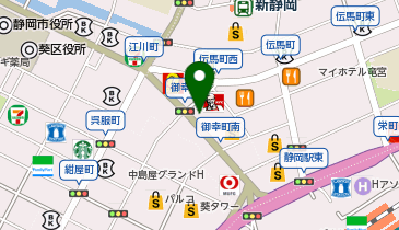 こやし屋 静岡店の地図画像